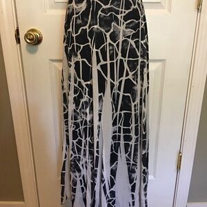 Cato pleated reptile print maxi skirt sx 22-24. Pull on fully lined.